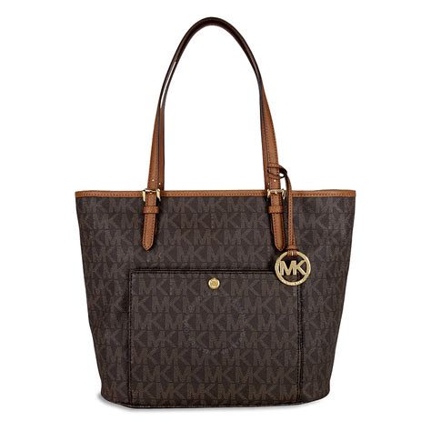 michael michael kors jet set item large snap pocket tote|Michael Kors large travel bag.